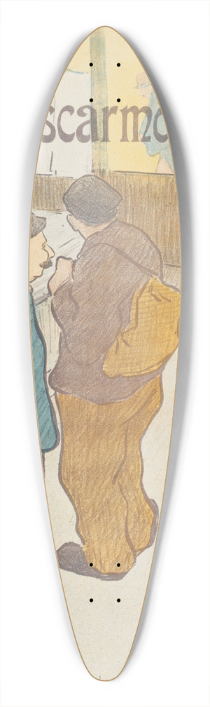 Henri-Gabriel Ibels - Lescarmouche 39.3 inch art pintail longboard deck