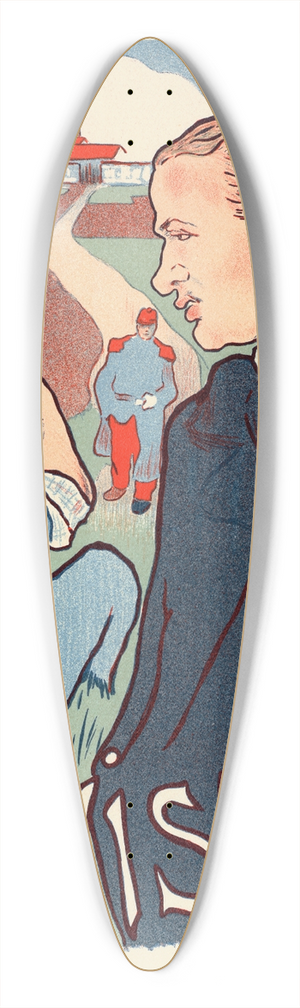 Henri-Gabriel Ibels - Mvisto 39.3 inch art pintail longboard deck