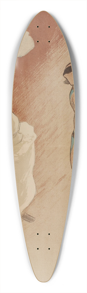 Henri-Gabriel Ibels - Salon des Cent 39.3 inch art pintail longboard deck
