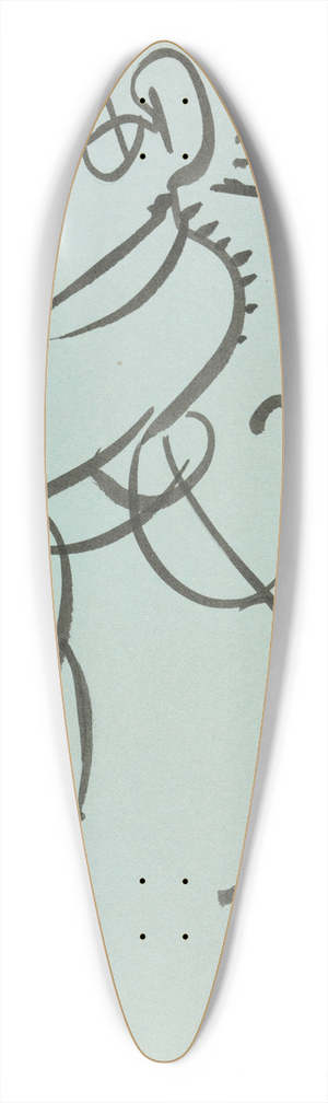 Henri Gaudier-Brzeska - Dancing Figure 39.3 inch art pintail longboard deck