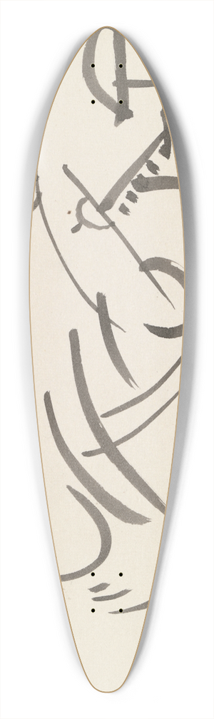 Henri Gaudier-Brzeska - Figure Study 39.3 inch art pintail longboard deck Henri Gaudier-Brzeska - Figure Study 39.3 inch art pintail longboard deck