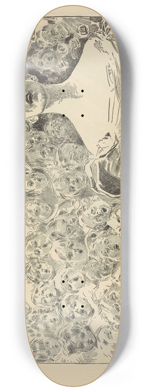 Charles Dana Gibson - A love song 8.25 inch art skate deck Charles Dana Gibson - A love song 8.25 inch art skate deck
