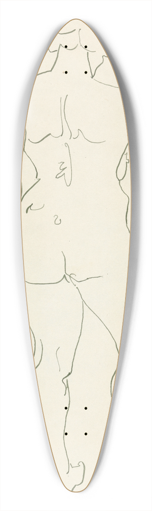 Henri Gaudier-Brzeska - Standing Female Figure 2 39.3 inch art pintail longboard deck