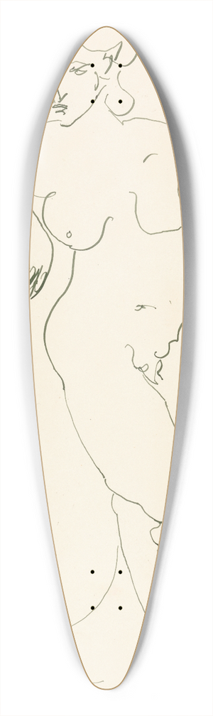 Henri Gaudier-Brzeska - Standing Female Figure 4 39.3 inch art pintail longboard deck Henri Gaudier-Brzeska - Standing Female Figure 4 39.3 inch art pintail longboard deck
