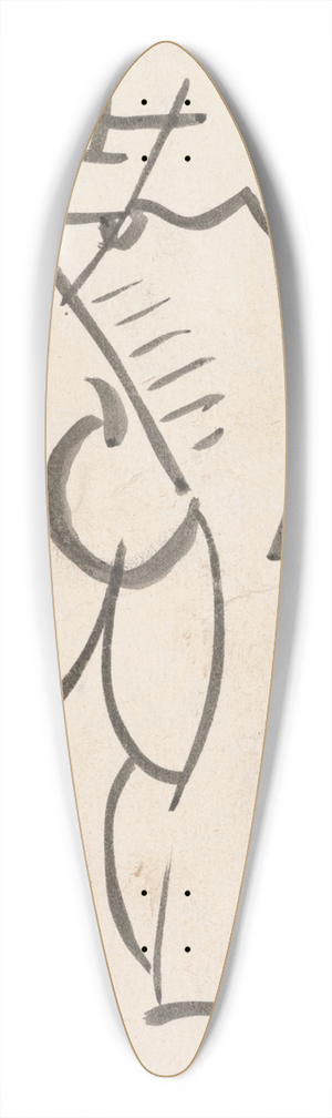 Henri Gaudier-Brzeska - Study for a Sculpture 39.3 inch art pintail longboard deck