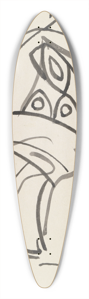 Henri Gaudier-Brzeska - Study of a Female Figure 39.3 inch art pintail longboard deck