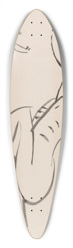 Henri Gaudier-Brzeska - Three Studies for a Female Figure 39.3 inch art pintail longboard deck