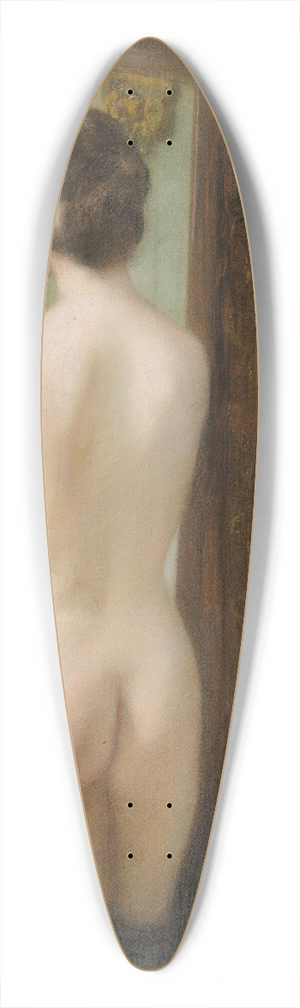 Henri Gervex - Nu  la psyche 39.3 inch art pintail longboard deck
