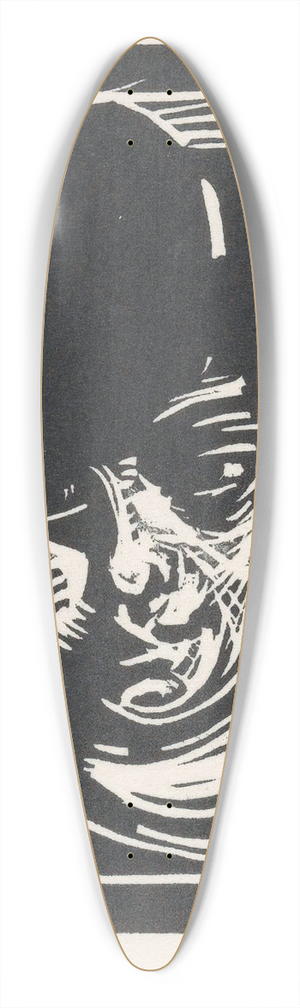 Henri Jonas - Hoofd van een vrouw 39.3 inch art pintail longboard deck