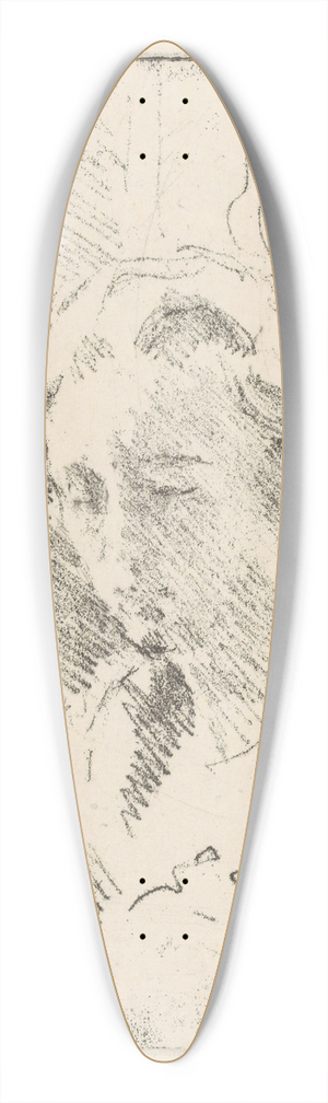 Henrik Lund - Kvinneportrett 2 39.3 inch art pintail longboard deck Henrik Lund - Kvinneportrett 2 39.3 inch art pintail longboard deck
