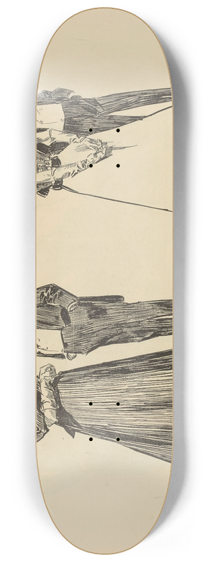 Charles Dana Gibson - A new addition 8.25 inch art skate deck