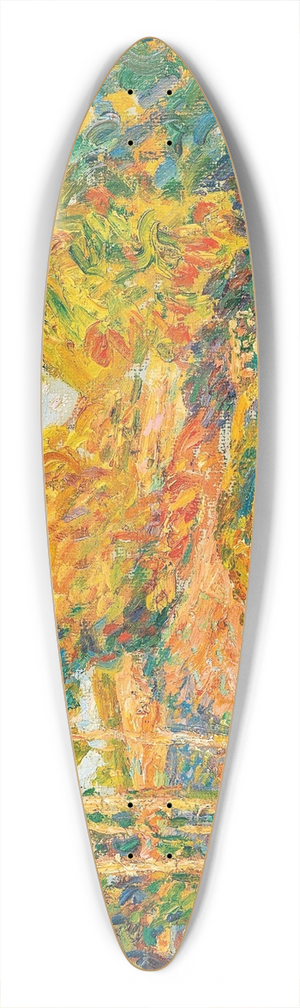 Henri Lebasque - Au bord de la rivire 39.3 inch art pintail longboard deck