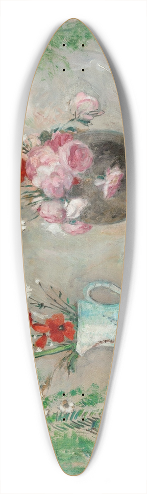 Henri Lebasque - Fleurs sur une table sur une terrasse 39.3 inch art pintail longboard deck