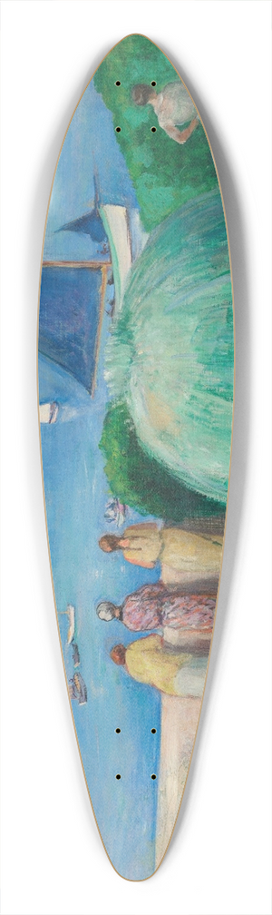 Henri Lebasque - La voile bleue, Prfailles 39.3 inch art pintail longboard deck