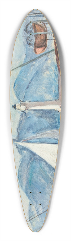 Henri Lebasque - Le port de Saint-Tropez 39.3 inch art pintail longboard deck