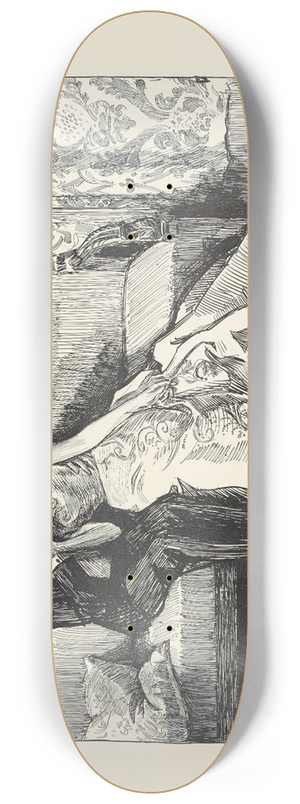 Charles Dana Gibson - Another monopoly 8.25 inch art skate deck Charles Dana Gibson - Another monopoly 8.25 inch art skate deck