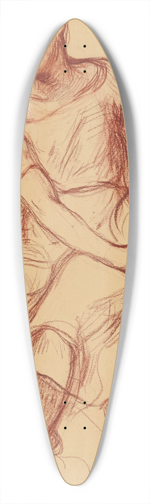 Henri Leopold Lvy - Etude de femme assise sur une chaise 39.3 inch art pintail longboard deck