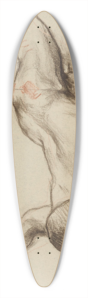 Henri Leopold Lvy - Etude de jeune homme nu contorsionn 39.3 inch art pintail longboard deck