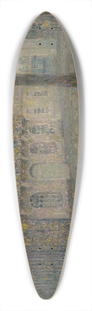 Henri Le Sidaner - La Place de la Carrire au clair de lune, Nancy 39.3 inch art pintail longboard deck