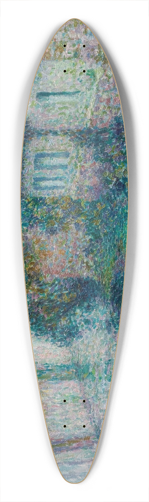 Henri Le Sidaner - Les Vieilles Maisons, Quimperl 39.3 inch art pintail longboard deck