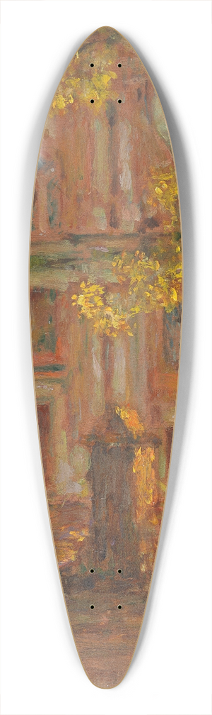 Henri Le Sidaner - Lglise, Dolceacqua 39.3 inch art pintail longboard deck