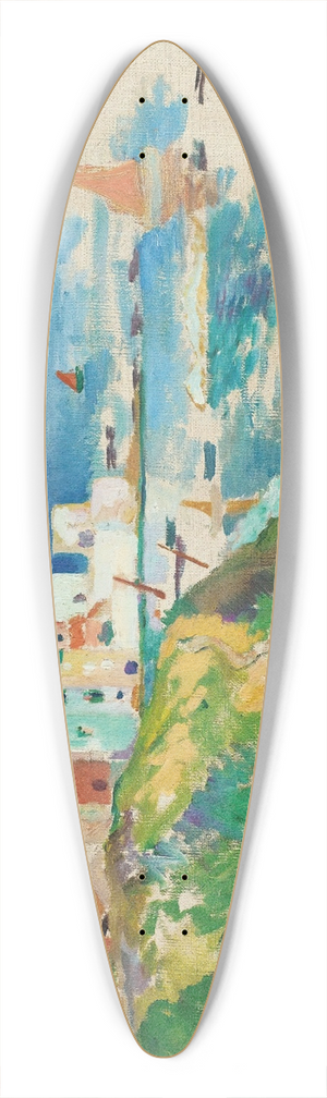 Henri Manguin - Vue Sur La Ponche, Saint-Tropez 39.3 inch art pintail longboard deck
