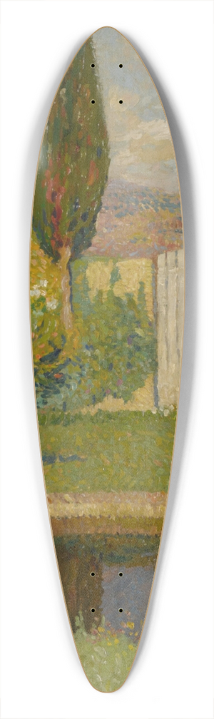 Henri Martin - Bassin ouest du Parc de Marquayrol avec vue sur latelier dHenri Martin 39.3 inch art pintail longboard deck