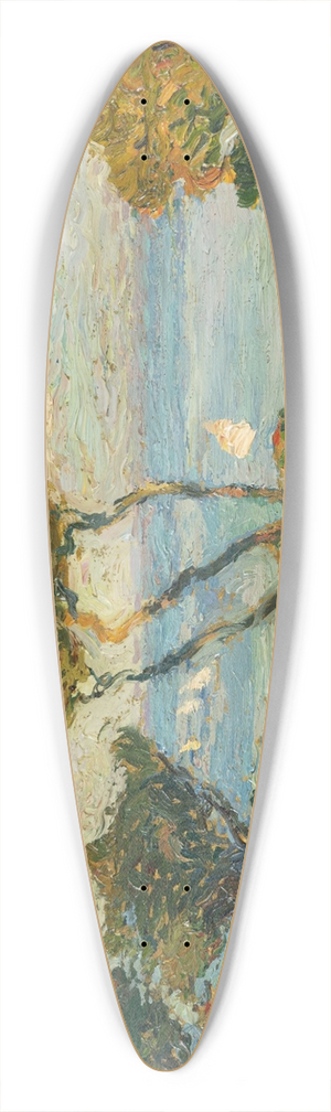 Henri Martin - Bord de mer aux pins 39.3 inch art pintail longboard deck