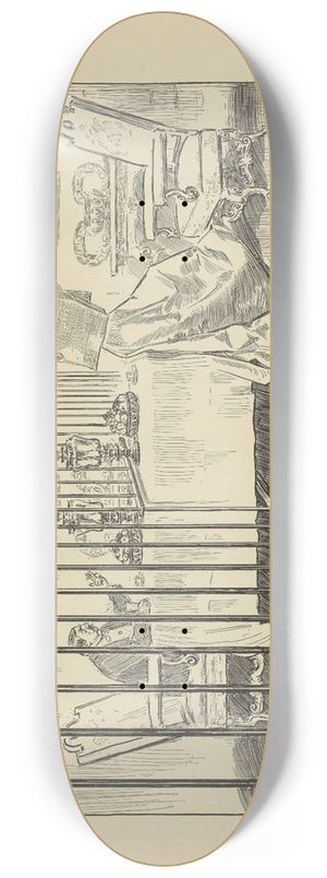 Charles Dana Gibson - A suggestion 8.25 inch art skate deck