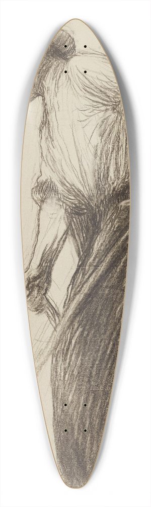 Henri Martin - Le faucheur 39.3 inch art pintail longboard deck