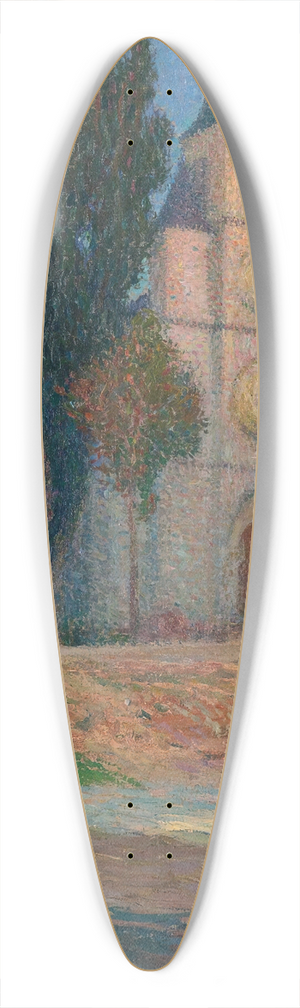 Henri Martin - Lever De Lune Derrire Lglise De La Bastide-Du-Vert 39.3 inch art pintail longboard deck