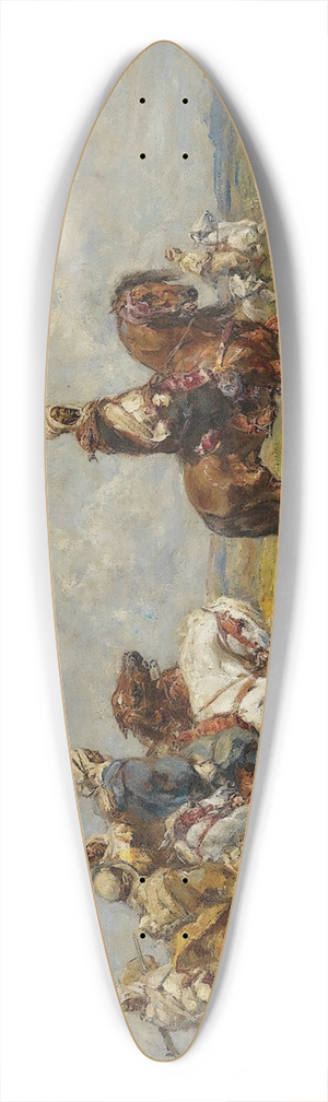 Henri milien Rousseau - Cavaliers Arabes 39.3 inch art pintail longboard deck