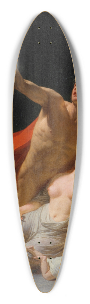 Henri-Pierre Danloux - pisode du Dluge 39.3 inch art pintail longboard deck