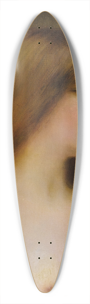 Henri Rondel - Portrait of a Young Woman 39.3 inch art pintail longboard deck