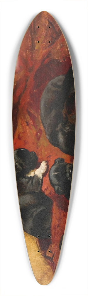 Henritte Ronner-Knip - The Proud Mother 39.3 inch art pintail longboard deck