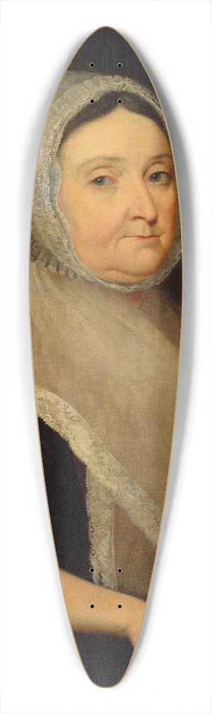 Henry Benbridge - Portrait of Mrs. Mary Cuthbert 39.3 inch art pintail longboard deck