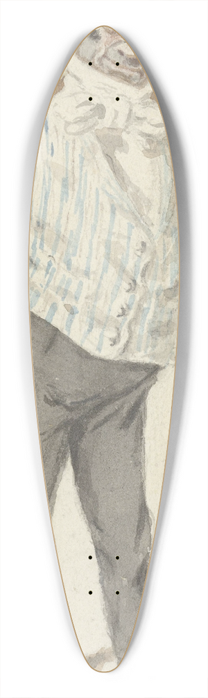 Henry Bonaventure Monnier - Karikatuur van een staande heer 39.3 inch art pintail longboard deck