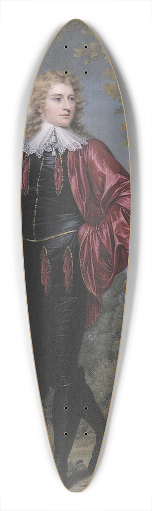 Henry Bone - Full-length portrait of Henry-Philip Hope 39.3 inch art pintail longboard deck