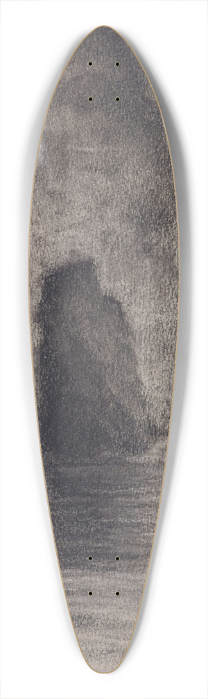 HenryBrokman - Grotte  Sorrente 39.3 inch art pintail longboard deck