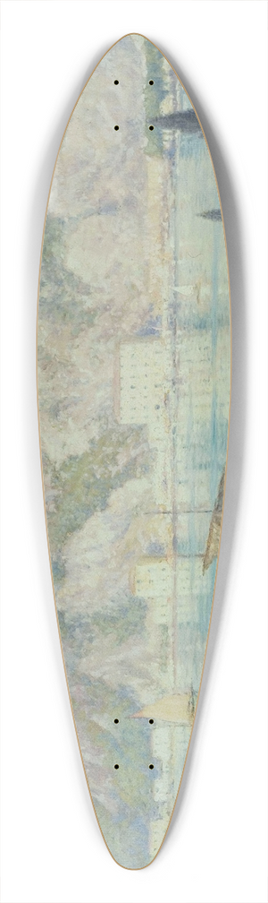 HenryBrokman - Port De Riva 39.3 inch art pintail longboard deck