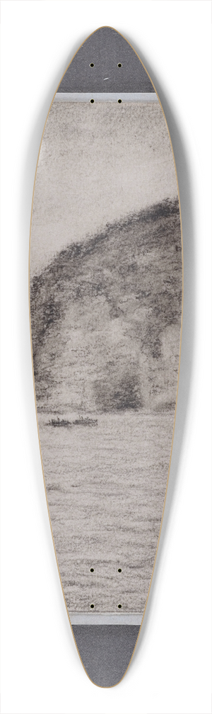 HenryBrokman - Scutolo laprs-midi 39.3 inch art pintail longboard deck