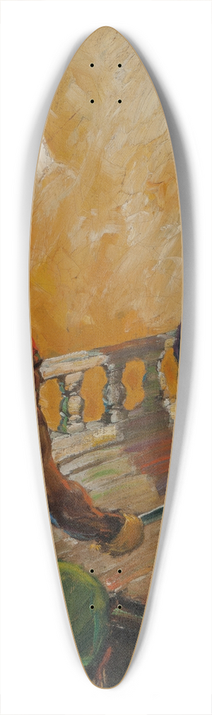 Henry Cruse Murphy - Attack on the High Seas 39.3 inch art pintail longboard deck