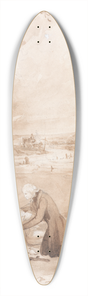 Henry Dawe - The Life of a Nobleman: Scene the Eighth  The Duel 39.3 inch art pintail longboard deck