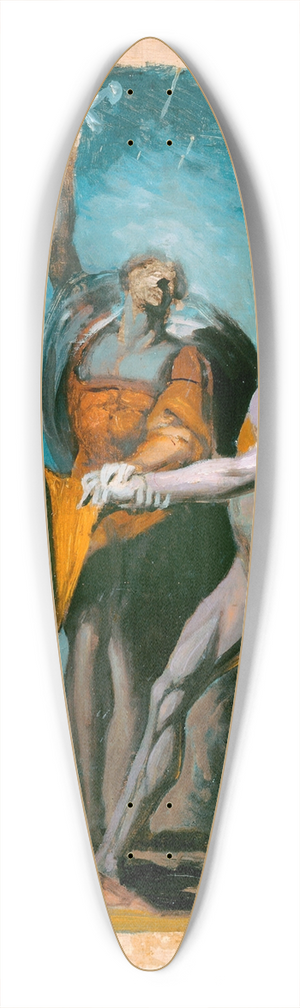 Henry Fuseli - Sketch for Oath on the Rtli, Female Figure (verso) 39.3 inch art pintail longboard deck