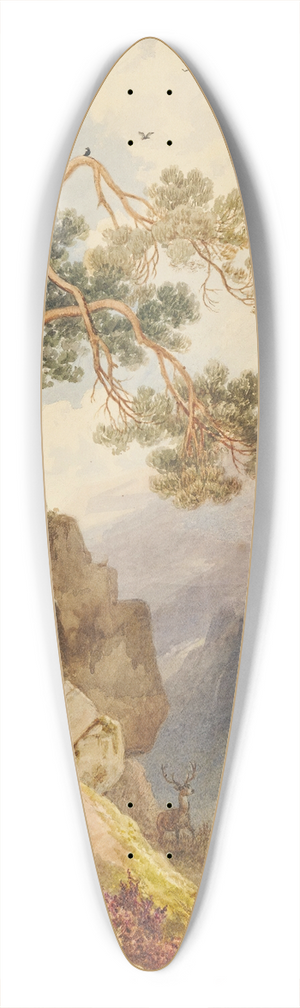 Henry Gastineau - Killiecrankie Pass 39.3 inch art pintail longboard deck Henry Gastineau - Killiecrankie Pass 39.3 inch art pintail longboard deck
