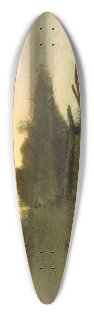 Henry Golden Dearth - In the Gloaming 39.3 inch art pintail longboard deck