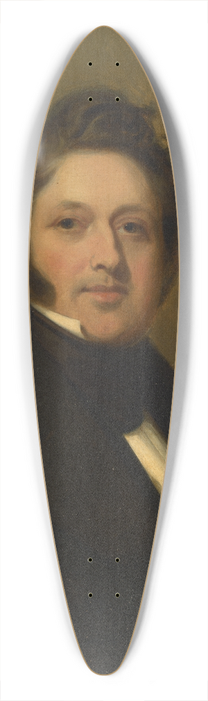 Henry Inman - Daniel Embury 39.3 inch art pintail longboard deck