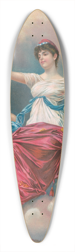 Henry Jerome Schile - Bock, [Columbia Bock no. 181] 39.3 inch art pintail longboard deck