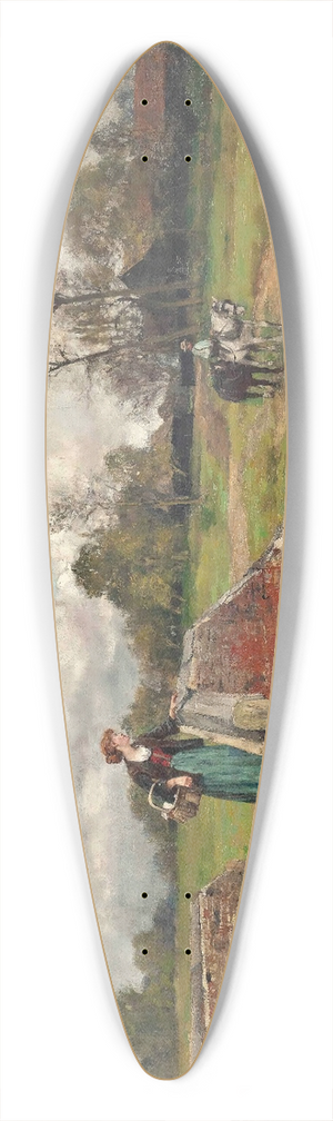 Henry John Yeend King - Second Thoughts 39.3 inch art pintail longboard deck