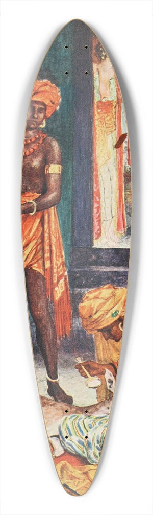 Henry Justice Ford - The Gazelle 39.3 inch art pintail longboard deck
